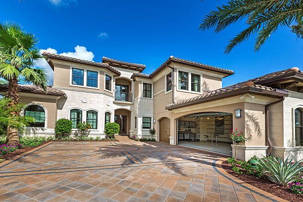 Residential Paver Driveway in Forest Meadows, CA